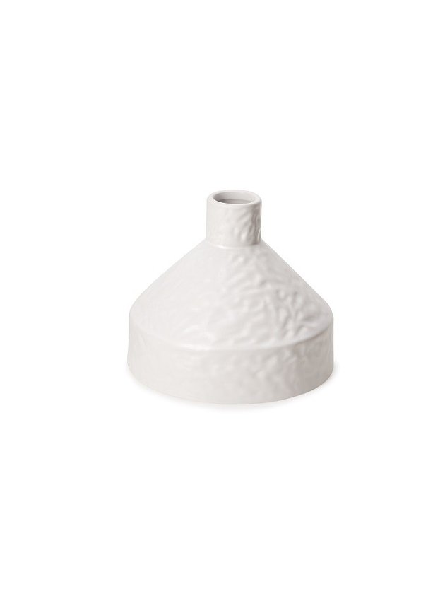 vaso em ceramica branco lili casa e construcao