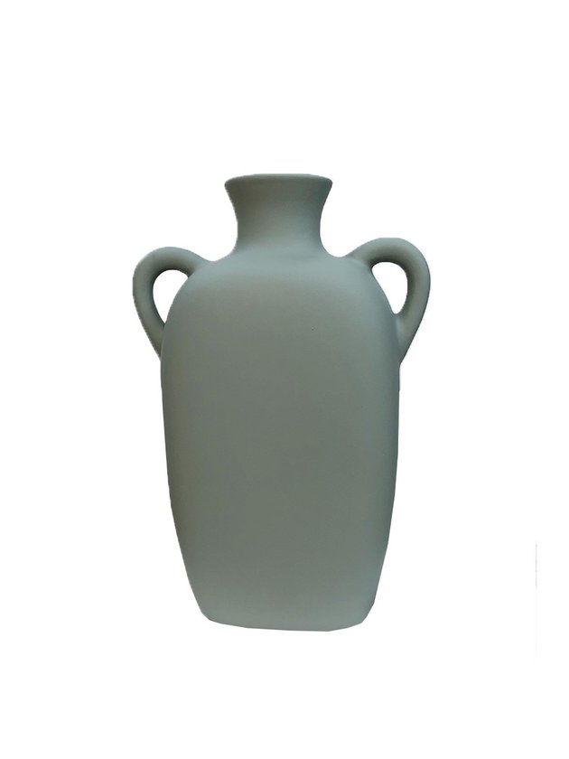 vaso de ceramica decorativo nordico grande para flores verde cha grande lili casa e construcao
