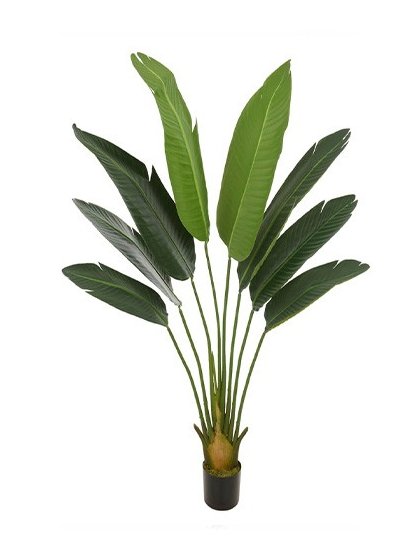 arvore de palmera estrelizia verde grande artificial lili home decor