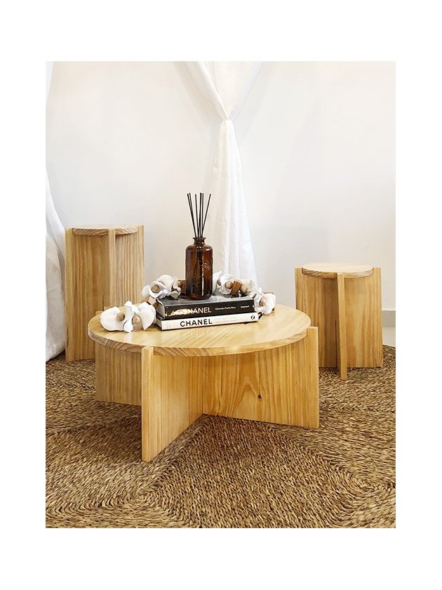 mesa de centro madeira lili casa home decor