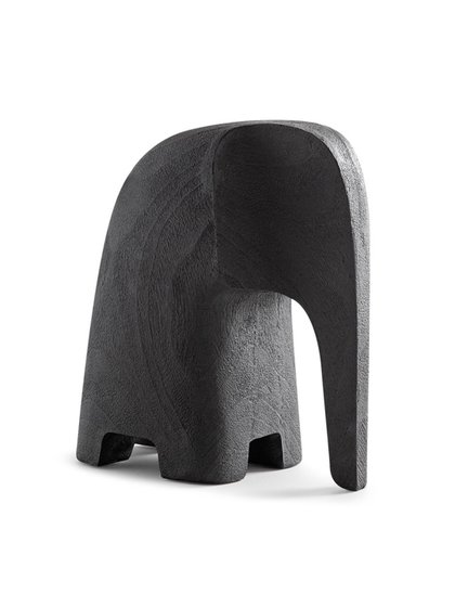 elefante preto grande escultura poliresina lili casa home decor