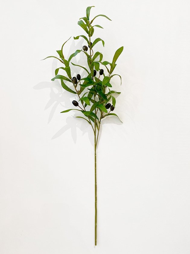 haste de oliva oliveira planta artificial lili casa home decor