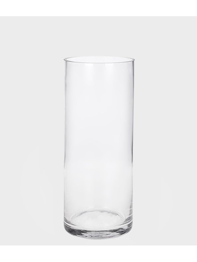 vaso vidro tubo transparente pequeno 25cm lili casa